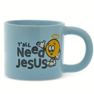 "Yall Need JESUS" Blue Mug Cup